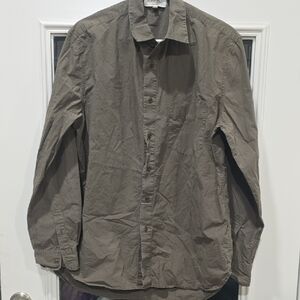 Alex Mill Wash & Go men's Large Long Sleeve Green Lightweight Button Up Shirt